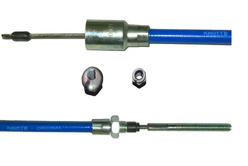 Knott Bremsseil 37086.23 - 1830 mm für zuverlässige Bremskraft - Hochwertiges Knott Bremsseil mit einer Hüllenlänge von 1830 mm und Gesamtlänge von 2040 mm. Ideal für verschiedene Radbremsen, sorgt für sichere Bremsfunktionen im täglichen Einsatz.