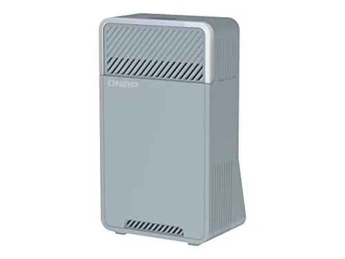 QNAP QMiro-201W: Tri-band WiFi Mesh Router - Router mit SD-WAN-Funktionalität, sorgt für eine stabile und schnelle Internetverbindung in jedem Raum Ihres Zuhauses.