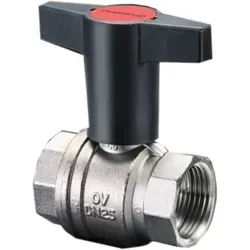 Oventrop Kugelhahn Optibal Knebelgriff 1077108 DN25, 1