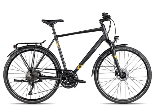 2R Manufaktur Trekkingrad TRS30 – 30 Gang Shimano Deore - Robustes Trekkingrad mit 30 Gängen und Shimano Deore Schaltwerk. Ideal für anspruchsvolle Touren, ausgestattet mit zuverlässigen Hydraulik-Scheibenbremsen und einem leichten Aluminiumrahmen.