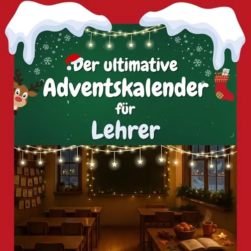 Der ultimative Adventskalender für Lehrer: 24 Tage Spaß - Humorvoller Adventskalender für Lehrer, der mit 24 witzigen Überraschungen für tägliche Freude in der Vorweihnachtszeit sorgt.