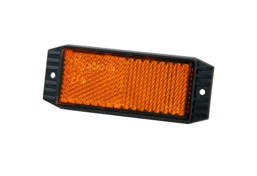 HR Autocomfort Fahrradreflektor Reflektor Katzenauge Rückstrahler 90 x 34 mm orange mit E-Prüfzeichen