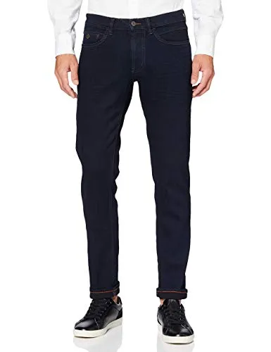 hattric Herren Hose Jeans - Dunkelblau, W38/L34 - Stylische Herren Jeans in Dunkelblau, perfekt für jeden Anlass und mit optimalem Tragekomfort dank hochwertiger Verarbeitung.
