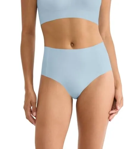 Sloggi Damen Unterhose Zero Feel 2.0 High Waist, XL, Light Blue
