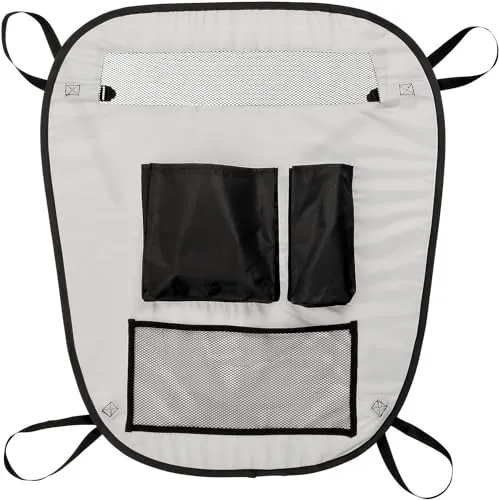 Avilia Auto-Trennnetz für Hunde – Barriere für Hunde mit 3 Taschen, aus Polyester, 60 x 70 cm