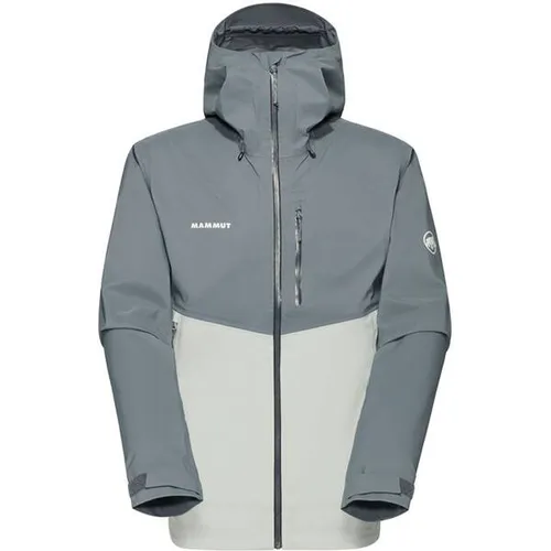 Mammut Alto Guide HS Hooded Jacket Men grau L - Hochwertige Funktionsjacke für Herren, wind- und wasserdicht, ideal für Outdoor-Aktivitäten und Abenteuer in der Natur.