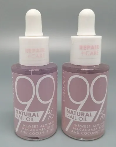 2x Catrice: 99% Natural Nail Oil - Repair & Care 2x 8 ml
