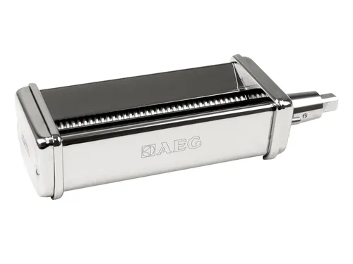 AEG AUMPSC UltraMix Spaghettischneider - Nudelmaschinen für AEG UltraMix Modelle, schnell und einfach montierbar, aus glänzendem Chromstahl und lebensmittelechter Leichtmetalllegierung.