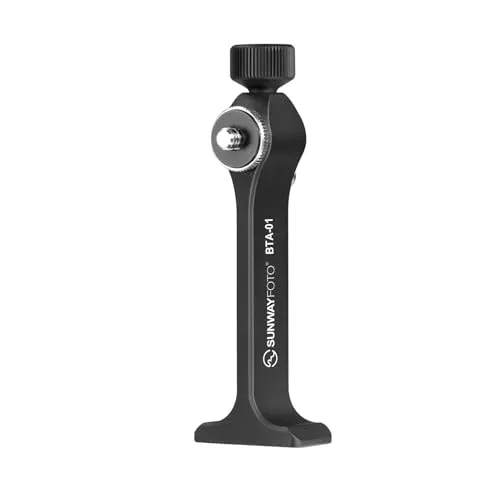 SUNWAYFOTO BTA-01 Fernglas-Stativ-Adapter-Zubehör, mit Arca-Swiss-Platte und 1/4-Zoll-Gewindeloch