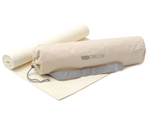 Yogistar Yoga-Set Starter Edition (Yogamatte + Yogatasche) 183 x 61 x 0.4 cm, weiß