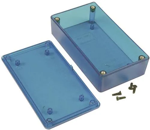 Hammond Electronics 1591XXBTBU Universal-Gehäuse 113 x 63 x 31 ABS Blau (transparent) 1St.