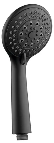 Aqualine Handmassage-brause, 3 Funktionen, Durch. 100mm, ABS / Schwarz matt