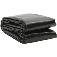 vidaXL Solar-Poolabdeckung Schwarz 488×244 cm PE - Poolzubehör mit PE-Luftpolstern zur Wärmespeicherung, verlängert die Badesaison und reduziert Wasserverdunstung.