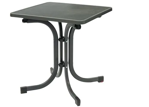 MFG Boulevardklapptisch 70x70 cm, anthrazit/Schiefer in grau von MFG FREIZEITMÖBEL aus mecklenburg