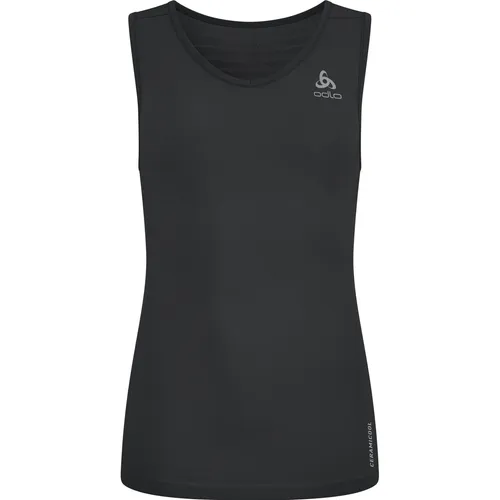 Odlo Damen Performance X-Light Top in Schwarz (Größe XS) - Funktionsunterwäsche für heiße Sommertage, mit kühlender und geruchsneutralisierender Faser für optimalen Tragekomfort.