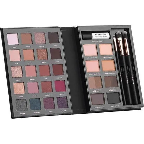 Profusion Pro Eyes 32 pc Professional Eye Kit - Eyeshadow, Brow Powder, Brushes (52460357)