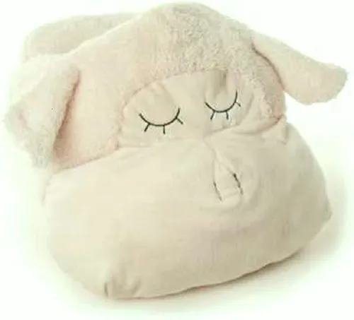 Produktbild inware Wärmekissen Fußwärmer Elch / Schaf / Wolf / Hund Plüsch Tierdesigns, Fußsack, (1-tlg), Gummisohle ist rutschfest sowie robust / ideal als Geschenk