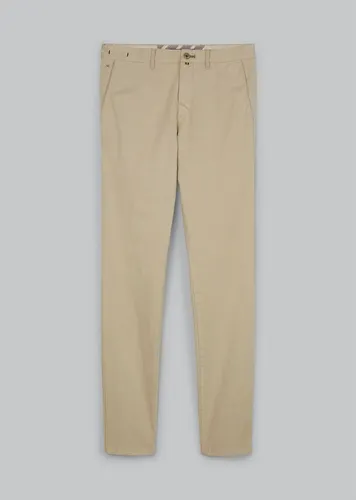 Chinohose MARC O'POLO aus Bio-Baumwoll-Twill - Wanderhosen aus elastischem Bio-Baumwoll-Twill, slim fit mit angenehm weichem Handfeel und ideal für Business- und Alltagslooks.