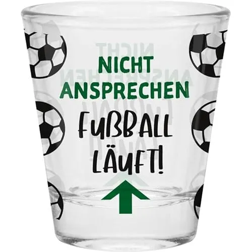 SCHNAPSGLAS FUßBALL LÄUFT NICHT ANSPRECHEN VON SHEEPWORLD NEU OVP