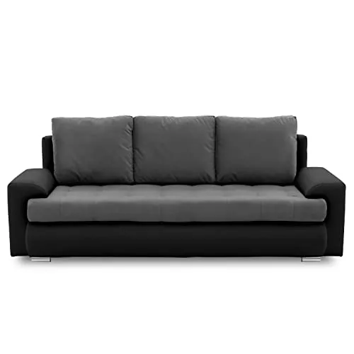 Couch Tokio VII mit Schlaffunktion Best ECKSOFA! Eckcouch mit Bettkasten! HIT! (Jasmine 96 + Soft 11)