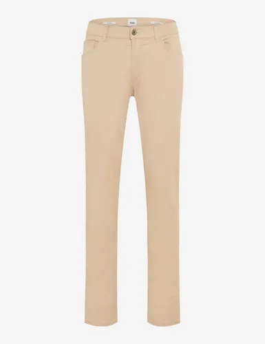 Brax Herren Five-Pocket-Hose Style CADIZ BEACH, hellbeige, Gr. 42/34 - Leichte Five-Pocket-Hose im Straight Fit für einen lässigen Look und hohen Tragekomfort – ideal für den Alltag.