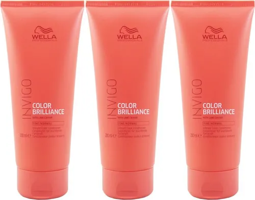 Wella INVIGO Color Brilliance Conditioner 3x200 ml