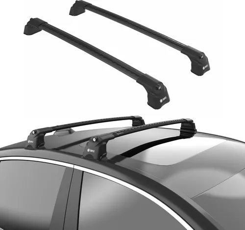 TURTLE Dachbox Air3 für Ford Kuga (C520) 2013-2019 - Dachboxen für Ford Kuga, langlebig und vielseitig mit 250 kg Tragfähigkeit, ideal für Reisen und Outdoor-Aktivitäten, inklusive abschließbarem Deckel für Sicherheit.