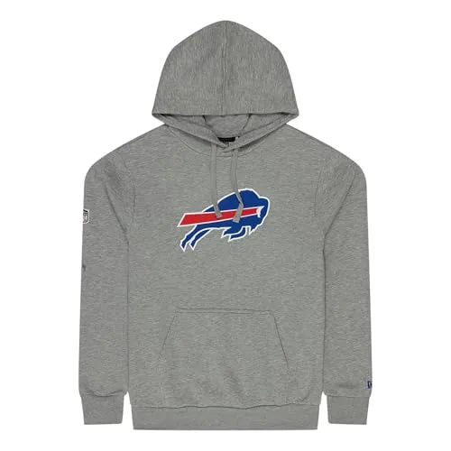 New Era Buffalo Bills Team Logo Po Hoody - XL - Sport-Kapuzenpullover mit gedrucktem Buffalo Bills Logo und NFL Shield. Extrem gemütlich durch flauschige Innenseite und hochwertige Verarbeitung aus 80% Baumwolle. Ideal für Fans und Alltag!