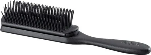 VARIS Denman Brush Haarstyling Bürste - Vielseitige Haarbürste für glattes Haar, ideal für kurzes bis schulterlanges Haar. Mit antistatischem Gummipolster für maximalen Halt und Kontrolle beim Stylen.