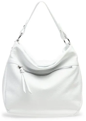 Caspar TL795 Damen Leder Schultertasche Mini Shopper - Damen-Schultertaschen aus robustem, wasserabweisendem Rindsleder mit praktischer Innenaufteilung und zwei Schultergurten für vielseitigen Tragekomfort.