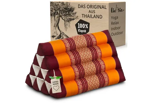 livasia Keilkissen Dreieckskissen (Classic) in orange von livasia