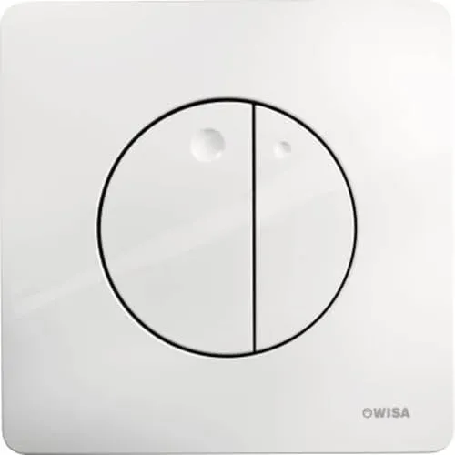 Wisa Betätigungsplatte GAIA weiß