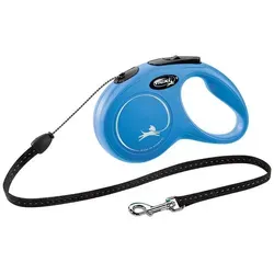 FLEXI New Classic Cord, Größe S 5m bis 12kg, blau