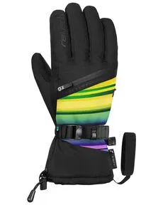 Reusch Demi R-tex XT Skihandschuhe, schwarz/multicol in grau von Reusch