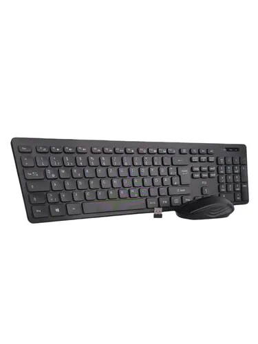 Rii Tastatur-Maus-Set kabellos, kabellose Tastatur mit Maus, kabellose Tastatur 