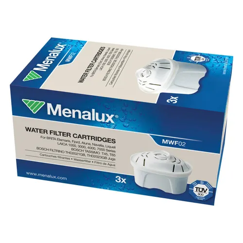 Menalux 3 Filterkartuschen für Brita Maxtra TASSIMO T45 T65 Bosch THD2021 23
