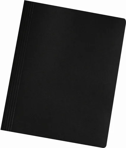 Falken Hefter Schnellhefter A4 Manila-RC-Karton 240g/qm intensivfarben schwarz Packu