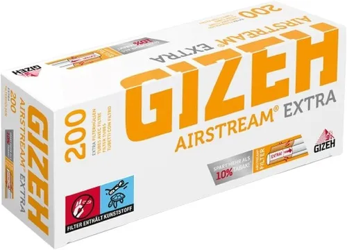 GIZEH Airstream EXTRA Zigarettenhülsen (5 x 200 Stück)