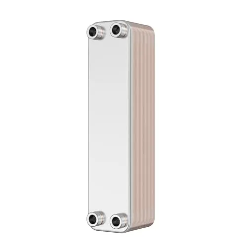 Wiltec Wärmetauscher 30 Platten - 330 kW Leistung - Thermostate für effektive Wärmeübertragung, ideal für Industrieheiztechnik und Klimaanlagen. Robuste Edelstahlkonstruktion für Langlebigkeit und vielseitige Anwendungen.