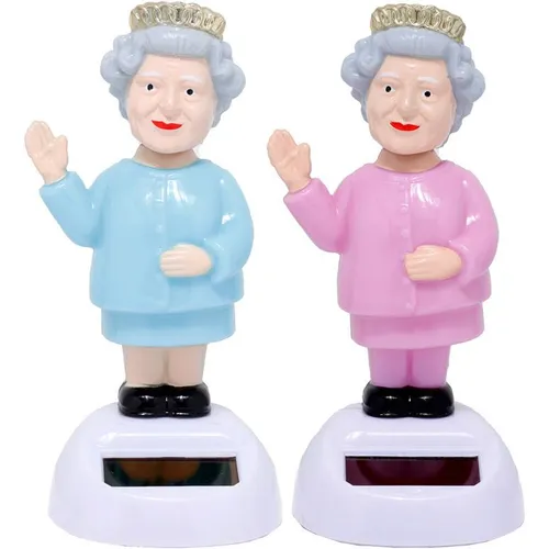 Puckator Queen Elizabeth die Königin Solar Pal Wackelfigur (23688950)