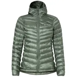 VAUDE Women's Batura Hooded Insulation Jacket - Funktionsjacke für Damen, sehr leichte und warme Isolationsjacke mit Kapuze, aus recyceltem Material, ideal für den Bergsport und praktisch in der Innentasche verstaubar.