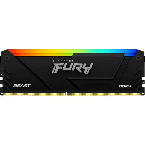 16GB KINGSTON FURY Beast RGB DDR4-3600 CL18 RAM - Hochleistungs-Gaming Arbeitsspeicher, mit Intel-XMP-Unterstützung für optimale Performance