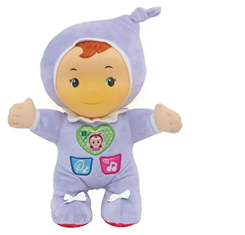 Vtech Baby Louison Nachtlicht - Babypuppe und Nachtlicht in einem, beruhigt mit sanften Melodien und Lichtwechsel, ideal für die Schlafenszeit von Neugeborenen bis 3 Jahren.