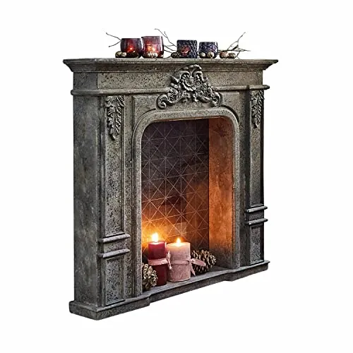 Loberon Kaminkonsole Rethonvillers - Konsolentisch fürs Wohnzimmer mit kunstvollem Spiegel im Antik-Finish und auffälligen Verzierungen – langlebig und nachhaltig aus hochwertigen Materialien gefertigt.