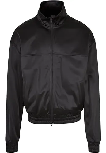 Urban Classics Herren Jacke Classic Track Jacket black L - Funktionsjacke für Herren, modisch und bequem, ideal für Sport und Freizeit.
