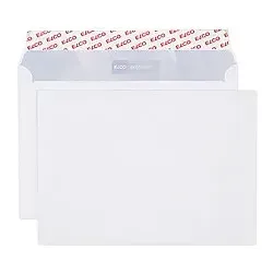 Elco Premium C5 Abziehstreifen Briefumschläge - Hochwertige Briefumschläge im C5 Format (229x162 mm) mit Abziehstreifen, ideal für professionelle Korrespondenz. 500 Stück in Weiß, 80 g/m², ohne Fenster.