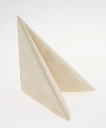 Duni 50 Klassik-Servietten, champangne, 40x40cm, 154677 in beige von Duni