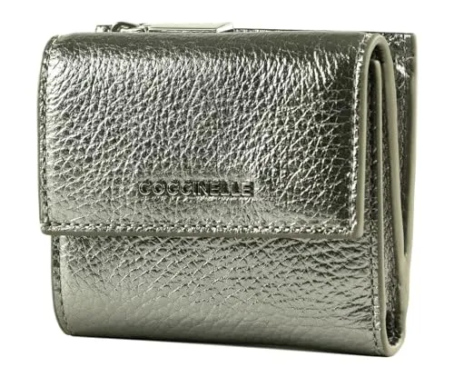 Coccinelle Metallic Soft Geldbörse silber E2MW511B801-Y43 in silber von Coccinelle