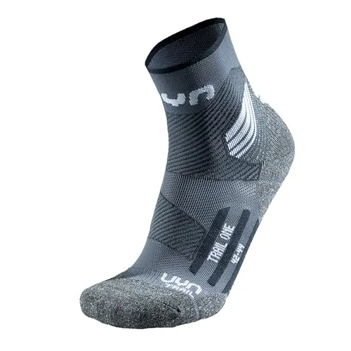 UYN Trail One Trailrunning-Socken mit gezielter Kompression und Zerocup-Technologie, natürlicher thermischer Komfort