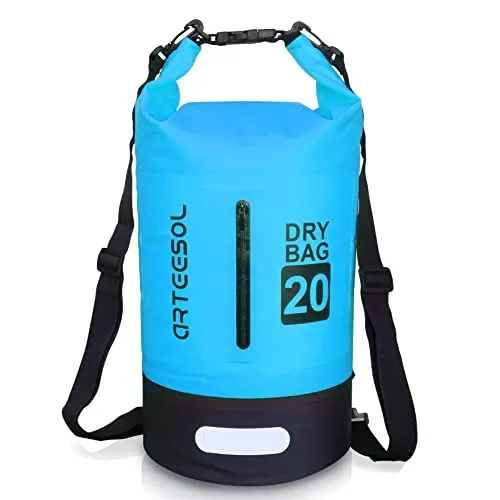 Blackace arteesol Dry Bag wasserdichte Tasche 5L/10L/20L/30L Wasserfester Beutel Packsack mit Langen Doppeltem Verstellbarer Schulterriemen für Schwimmen Bootfahren Kajak Wassensport Treiben